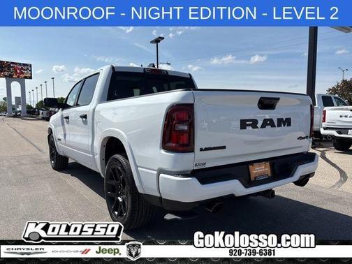 Bright White Clearcoat 2025 RAM 1500 Laramie
