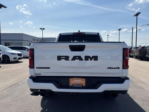 Bright White Clearcoat 2025 RAM 1500 Laramie