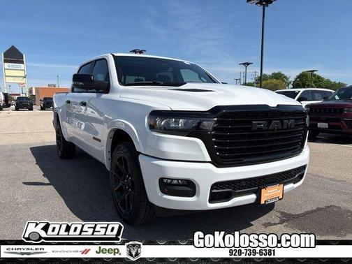Bright White Clearcoat 2025 RAM 1500 Laramie