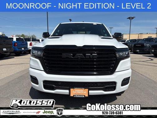 Bright White Clearcoat 2025 RAM 1500 Laramie