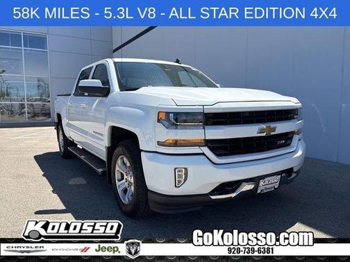 Summit White 2017 Chevrolet Silverado 1500 LT
