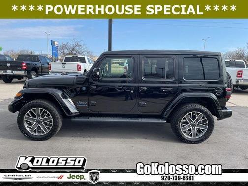 Black Clearcoat 2024 Jeep Wrangler 4xe High Altitude