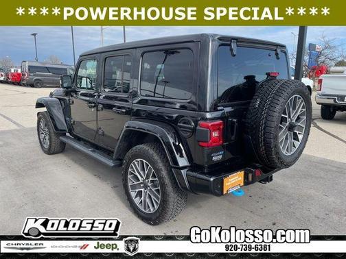 Black Clearcoat 2024 Jeep Wrangler 4xe High Altitude