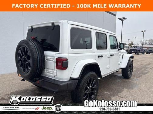 Bright White Clearcoat 2025 Jeep Wrangler 4xe Sahara
