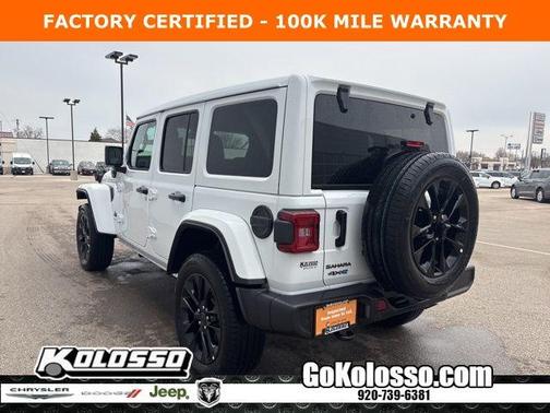 Bright White Clearcoat 2025 Jeep Wrangler 4xe Sahara