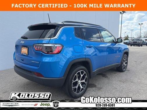 Hydro Blue Pearlcoat 2024 Jeep Compass Limited