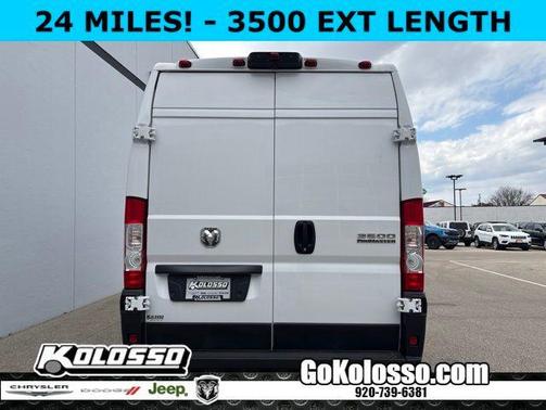 Bright White Clearcoat 2023 RAM ProMaster 3500 High Roof