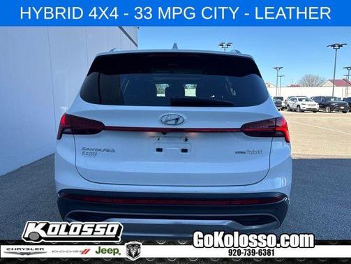 Serenity White Pearl 2023 Hyundai SANTA FE HEV SEL Premium