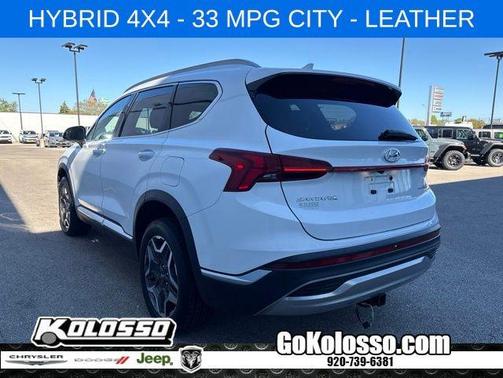 Serenity White Pearl 2023 Hyundai SANTA FE HEV SEL Premium