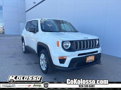 Alpine White Clearcoat 2023 Jeep Renegade Latitude