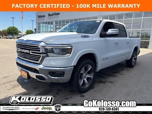 Bright White Clearcoat 2022 RAM 1500 Laramie