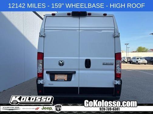 Bright White Clearcoat 2026 RAM ProMaster 2500 High Roof