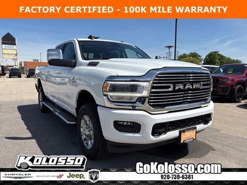 Bright White Clearcoat 2024 RAM 2500 Laramie