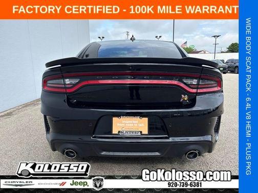 Pitch Black Clearcoat 2023 Dodge Charger Scat Pack