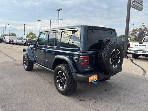Fathom Blue Pearlcoat 2025 Jeep Wrangler 4xe Rubicon