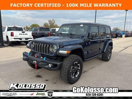Fathom Blue Pearlcoat 2025 Jeep Wrangler 4xe Rubicon