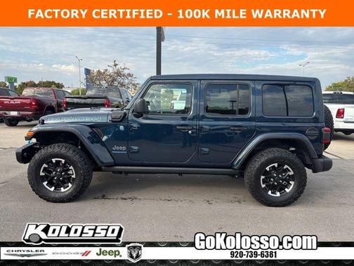 Fathom Blue Pearlcoat 2025 Jeep Wrangler 4xe Rubicon