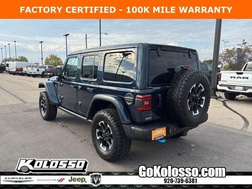 Fathom Blue Pearlcoat 2025 Jeep Wrangler 4xe Rubicon
