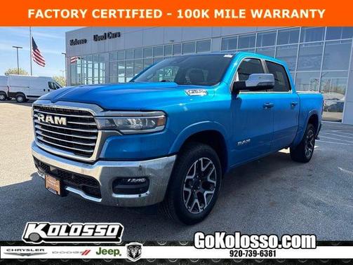 Hydro Blue Pearlcoat 2025 RAM 1500 Laramie