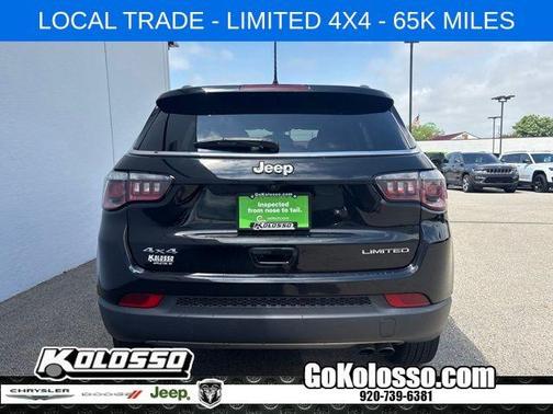 Diamond Black 2018 Jeep Compass Limited