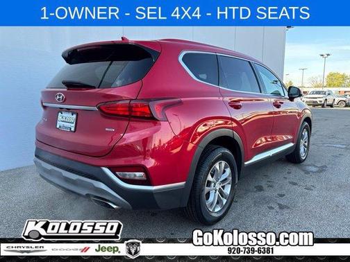 Calypso Red 2020 Hyundai SANTA FE 2.4 SEL