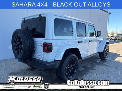 Bright White Clearcoat 2024 Jeep Wrangler 4xe Sahara