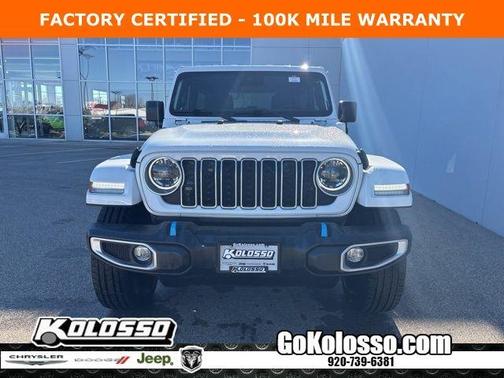 Bright White Clearcoat 2024 Jeep Wrangler 4xe Sahara
