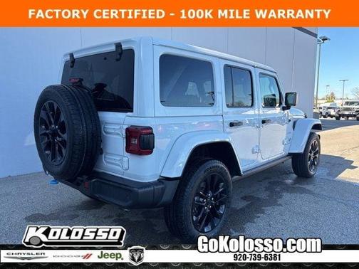 Bright White Clearcoat 2024 Jeep Wrangler 4xe Sahara