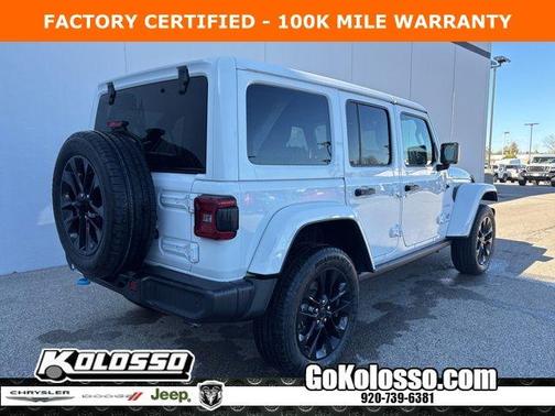 Bright White Clearcoat 2024 Jeep Wrangler 4xe Sahara