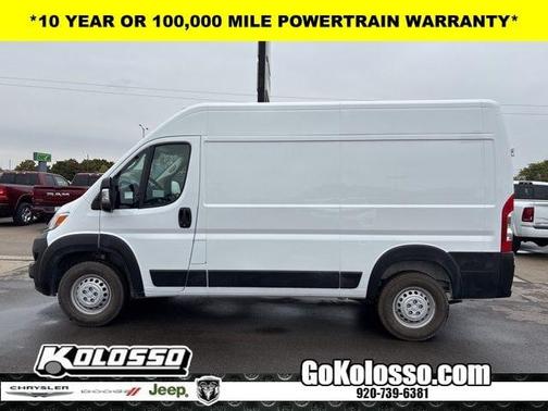 Bright White Clearcoat 2026 RAM ProMaster 2500 High Roof