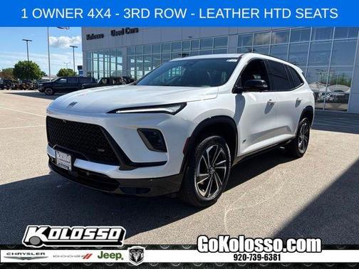White Frost Tri-Coat 2025 Buick Enclave Sport Touring