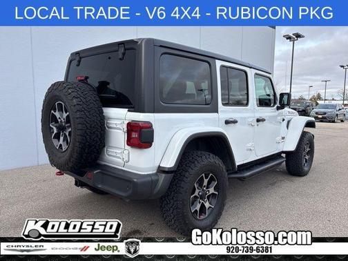 Bright White Clearcoat 2018 Jeep Wrangler Unlimited Rubicon