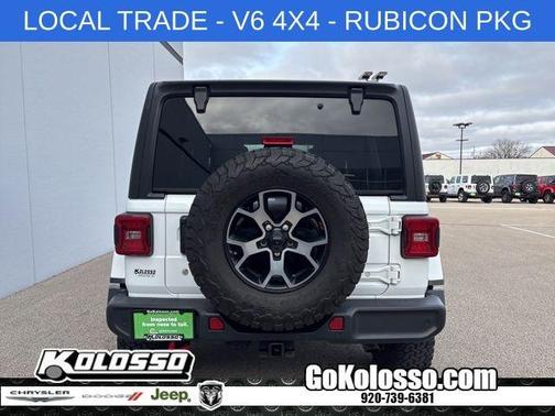 Bright White Clearcoat 2018 Jeep Wrangler Unlimited Rubicon