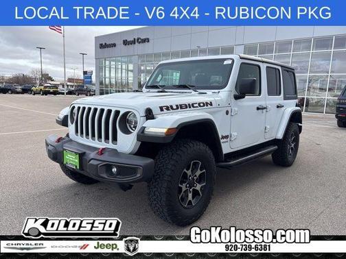 Bright White Clearcoat 2018 Jeep Wrangler Unlimited Rubicon