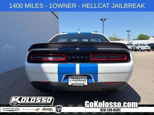 White Knuckle Clearcoat 2023 Dodge Challenger SRT Hellcat