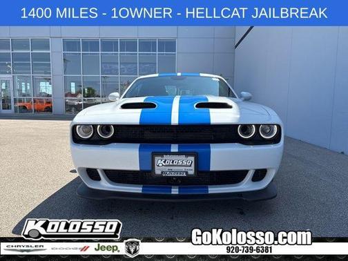 White Knuckle Clearcoat 2023 Dodge Challenger SRT Hellcat
