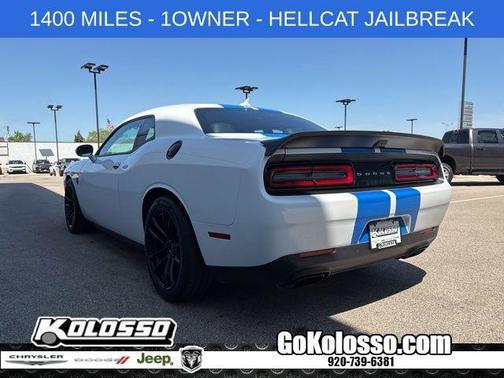 White Knuckle Clearcoat 2023 Dodge Challenger SRT Hellcat