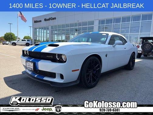 White Knuckle Clearcoat 2023 Dodge Challenger SRT Hellcat