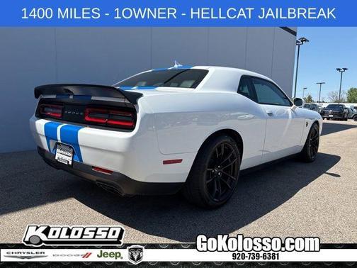 White Knuckle Clearcoat 2023 Dodge Challenger SRT Hellcat