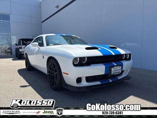 White Knuckle Clearcoat 2023 Dodge Challenger SRT Hellcat