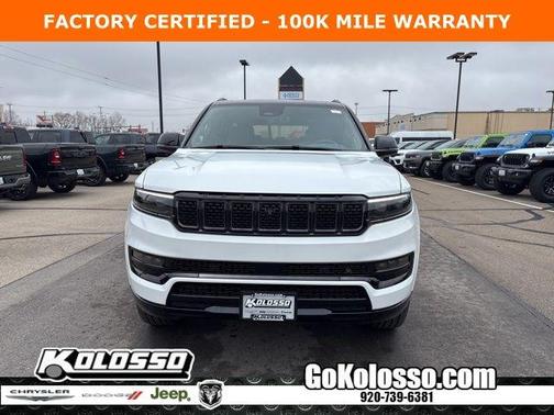 Bright White Clearcoat 2024 Jeep Grand Wagoneer Series III