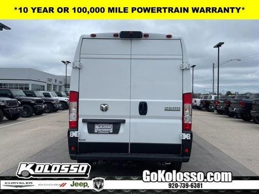Bright White Clearcoat 2026 RAM ProMaster 2500 High Roof