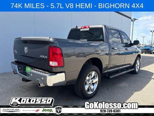 Granite Crystal Clearcoat Metallic 2018 RAM 1500 Big Horn
