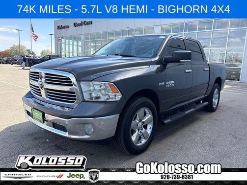Granite Crystal Clearcoat Metallic 2018 RAM 1500 Big Horn