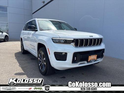 Bright White Clearcoat 2023 Jeep Grand Cherokee L Overland