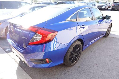 Aegean Blue Metallic 2021 Honda Civic Sport