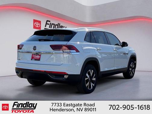 Pure White 2023 Volkswagen Atlas Cross Sport 2.0T SE