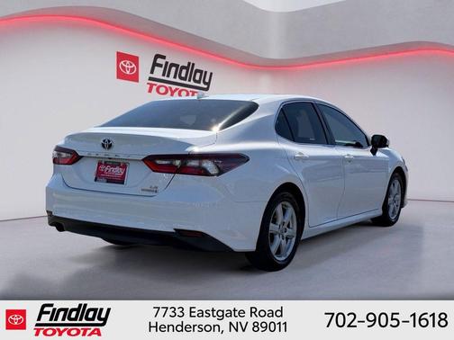 White 2022 Toyota Camry LE