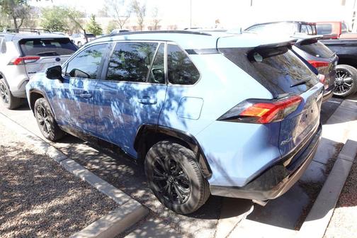Cavalry Blue 2023 Toyota RAV4 Hybrid SE