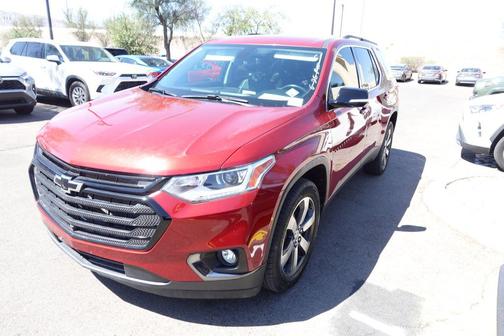 Cajun Red Tintcoat 2020 Chevrolet Traverse LT Leather